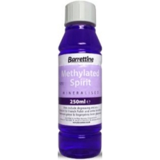 BARRETTINE METHYLATED SPIRIT 250MLS